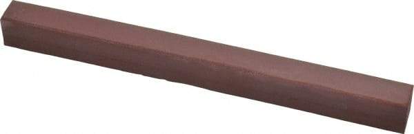 Made in USA - 1/2" Wide x 6" Long x 1/2" Thick, Square Abrasive Stick - Fine Grade - Benchmark Tooling