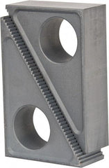 Gibraltar - 2 Piece, 89 to 229mm Height Adjustment, Steel Step Block - 1/16" Step Depth, 1/8" Step Elevation, 38mm Width, 5-21/64" Base Depth, 3-7/16" Height - Benchmark Tooling