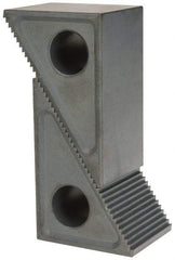 Gibraltar - 2 Piece, 64 to 152mm Height Adjustment, Steel Step Block - 1/16" Step Depth, 1/8" Step Elevation, 51mm Width, 3-3/4" Base Depth, 2-15/32" Height - Benchmark Tooling