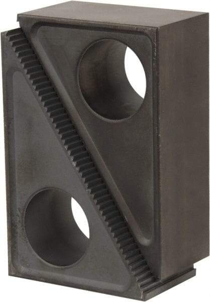 Gibraltar - 2 Piece, 89 to 229mm Height Adjustment, Steel Step Block - 1/16" Step Depth, 1/8" Step Elevation, 51mm Width, 5-21/64" Base Depth, 3-7/16" Height - Benchmark Tooling