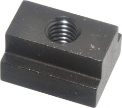 Gibraltar - 3/8-16 Blind Tapped T Slot Nut - 9/16" Slot Width, 7/8 x 11/32" Base Width x Height, 1-1/8 x 5/8" OAL x Height - Benchmark Tooling