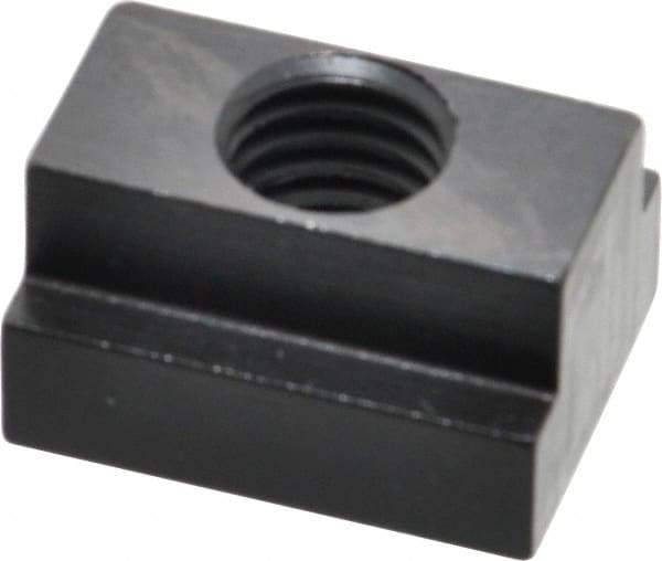 Gibraltar - 1/2-13 Blind Tapped T Slot Nut - 9/16" Slot Width, 7/8 x 11/32" Base Width x Height, 1-1/8 x 5/8" OAL x Height - Benchmark Tooling