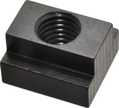 Gibraltar - 5/8-11 Blind Tapped T Slot Nut - 11/16" Slot Width, 1-1/8 x 7/16" Base Width x Height, 1-1/4 x 3/4" OAL x Height - Benchmark Tooling