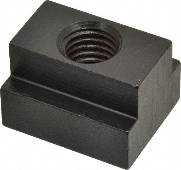 Gibraltar - 5/8-11 Blind Tapped T Slot Nut - 13/16" Slot Width, 1-1/4 x 9/16" Base Width x Height, 1-1/2 x 1" OAL x Height - Benchmark Tooling