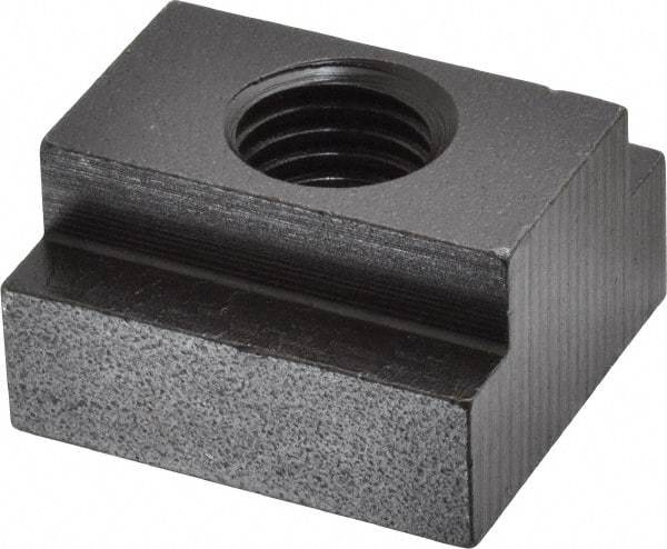 Gibraltar - 3/4-10 Blind Tapped T Slot Nut - 1" Slot Width, 1-5/8 x 5/8" Base Width x Height, 1-3/4 x 1" OAL x Height - Benchmark Tooling