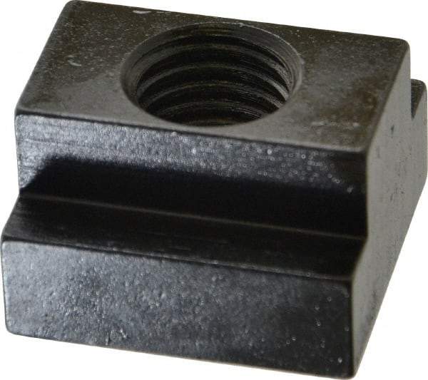 Gibraltar - 3/4-10 Tapped Through T Slot Nut - 7/8" Slot Width, 1-1/2 x 9/16" Base Width x Height, 1-1/2 x 1" OAL x Height - Benchmark Tooling