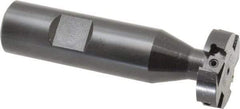 Cutting Tool Technologies - 5/16 Inch Cutting Width, 1.14 Inch Cutting Diameter, 4 Cutter Inserts, 3/4 Inch Shank Diameter, 1215 Insert Style, Indexable Keyseat Cutter - Inch Long Shank - Benchmark Tooling