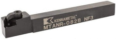 Kennametal - MTAN, Right Hand Cut, 3° Lead Angle, 1/2" Shank Height x 1/2" Shank Width, Negative Rake Indexable Turning Toolholder - 4-1/2" OAL, TN..22. Insert Compatibility, Series Kenloc - Benchmark Tooling