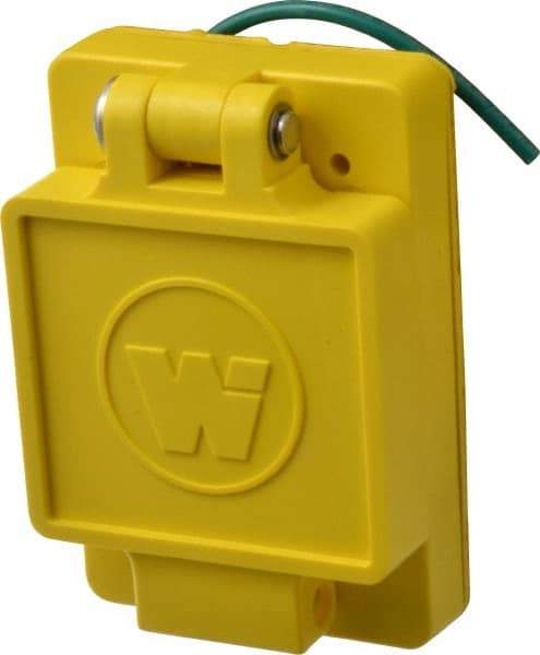 Value Collection - 250 VAC, 30 Amp, L6-30R NEMA, Ungrounded Receptacle - 2 Poles, 3 Wire, Female End, Yellow - Benchmark Tooling