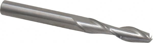 Onsrud - 1/4" Cutting Diam x 1" Length of Cut, 2 Flute, Upcut Spiral Router Bit - Uncoated, Right Hand Cut, Solid Carbide, 2-1/2" OAL x 1/4" Shank Diam, Double Edge, 30° Helix Angle - Benchmark Tooling