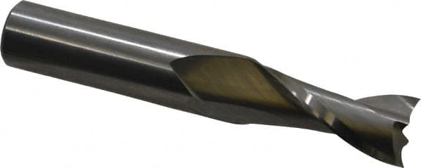 Onsrud - 1/2" Cutting Diam x 1-1/8" Length of Cut, 2 Flute, Upcut Spiral Router Bit - Uncoated, Right Hand Cut, Solid Carbide, 3" OAL x 1/2" Shank Diam, Double Edge, 30° Helix Angle - Benchmark Tooling