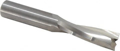 Onsrud - 1/2" Cutting Diam x 1-5/8" Length of Cut, 2 Flute, Upcut Spiral Router Bit - Uncoated, Right Hand Cut, Solid Carbide, 3-1/2" OAL x 1/2" Shank Diam, Double Edge, 11° Helix Angle - Benchmark Tooling