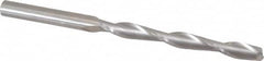 Onsrud - 3/8" Cutting Diam x 3-1/2" Length of Cut, 2 Flute, Upcut Spiral Router Bit - Uncoated, Right Hand Cut, Solid Carbide, 5" OAL x 3/8" Shank Diam, Double Edge, 25° Helix Angle - Benchmark Tooling