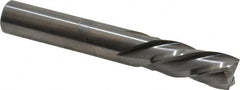 Onsrud - 1/2" Cutting Diam x 1-1/8" Length of Cut, 4 Flute, Downcut Spiral Router Bit - Uncoated, Right Hand Cut, Solid Carbide, 3-1/2" OAL x 1/2" Shank Diam, Four Edge, 30° Helix Angle - Benchmark Tooling