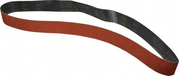 3M - 2" Wide x 60" OAL, 36 Grit, Ceramic Abrasive Belt - Ceramic, Very Coarse, Coated, YF Weighted Cloth Backing, Wet/Dry, Series 777F - Benchmark Tooling