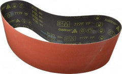 3M - 6" Wide x 310" OAL, 80 Grit, Ceramic Abrasive Belt - Ceramic, Medium, Coated, YF Weighted Cloth Backing, Wet/Dry, Series 777F - Benchmark Tooling