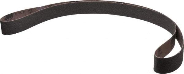 3M - 1-1/2" Wide x 60" OAL, 50 Grit, Aluminum Oxide Abrasive Belt - Aluminum Oxide, Coarse, Coated, X Weighted Cloth Backing, Series 341D - Benchmark Tooling