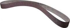 3M - 2" Wide x 60" OAL, 36 Grit, Aluminum Oxide Abrasive Belt - Aluminum Oxide, Very Coarse, Coated, X Weighted Cloth Backing, Series 341D - Benchmark Tooling