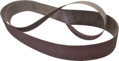 3M - 2" Wide x 60" OAL, 50 Grit, Aluminum Oxide Abrasive Belt - Aluminum Oxide, Coarse, Coated, X Weighted Cloth Backing, Series 241D - Benchmark Tooling