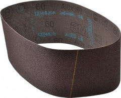 3M - 4" Wide x 24" OAL, 60 Grit, Aluminum Oxide Abrasive Belt - Aluminum Oxide, Medium, Coated, X Weighted Cloth Backing, Series 341D - Benchmark Tooling