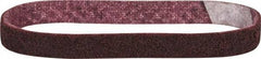 3M - 3/4" Wide x 18" OAL, Aluminum Oxide Abrasive Belt - Aluminum Oxide, Medium, Nonwoven, Series SC-BS - Benchmark Tooling