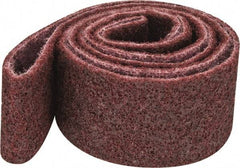 3M - 2" Wide x 60" OAL, Aluminum Oxide Abrasive Belt - Aluminum Oxide, Medium, Nonwoven, Series SC-BS - Benchmark Tooling