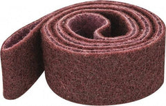 3M - 2" Wide x 72" OAL, Aluminum Oxide Abrasive Belt - Aluminum Oxide, Medium, Nonwoven, Series SC-BS - Benchmark Tooling