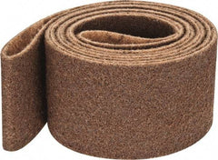 3M - 4" Wide x 132" OAL, Aluminum Oxide Abrasive Belt - Aluminum Oxide, Coarse, Nonwoven, Series SC-BS - Benchmark Tooling