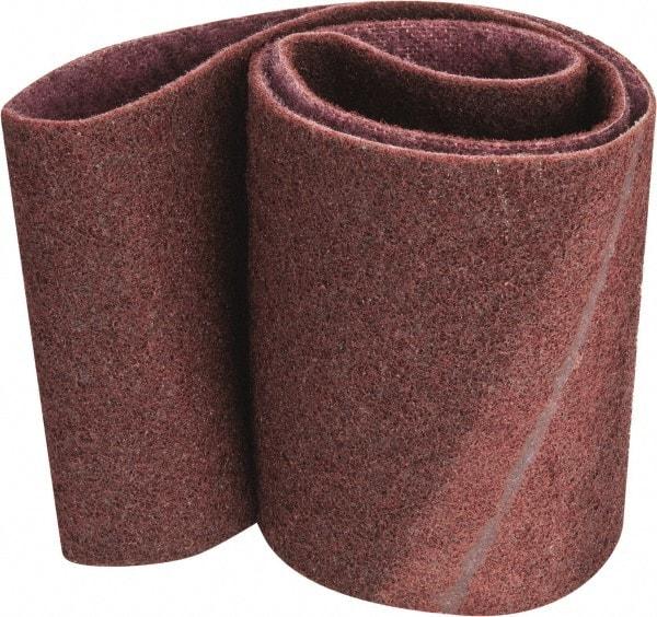 3M - 6" Wide x 48" OAL, Aluminum Oxide Abrasive Belt - Aluminum Oxide, Medium, Nonwoven, Series SC-BS - Benchmark Tooling