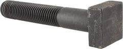 Gibraltar - 1-8 Thread, 4" Thread Length, 6" Length Under Head, Steel T Bolt - 1-11/16" Head Width x 11/16" Head Height, Grade 5 - Benchmark Tooling