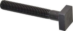 Gibraltar - 3/8-16 Thread, 2" Thread Length, 2-1/2" Length Under Head, Steel T Bolt - 11/16" Head Width x 1/4" Head Height, Grade 5 - Benchmark Tooling