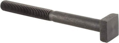 Gibraltar - 3/8-16 Thread, 2" Thread Length, 4" Length Under Head, Steel T Bolt - 11/16" Head Width x 1/4" Head Height, Grade 5 - Benchmark Tooling