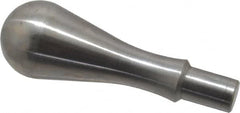 Gibraltar - 3/8" Press Fit Stem, Fixed Handwheel & Machine Handle - Carbon Steel Bulb Shape Handle, 9/16" Long Carbon Steel Stem, 2-11/16" OAL - Benchmark Tooling