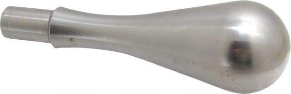 Gibraltar - 7/16" Press Fit Stem, Fixed Handwheel & Machine Handle - Carbon Steel Bulb Shape Handle, 11/16" Long Carbon Steel Stem, 3-29/32" OAL - Benchmark Tooling