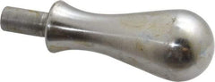 Gibraltar - 5/16" Press Fit Stem, Revolving Handwheel & Machine Handle - Carbon Steel Bulb Shape Handle, 9/16" Long Carbon Steel Stem, 2-5/8" OAL - Benchmark Tooling