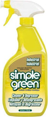 Simple Green - 24 oz Spray Bottle Cleaner/Degreaser - Liquid, Biodegradable, Concentrated, Lemon - Benchmark Tooling