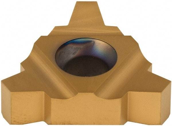 Carmex - 27UIR/L Internal Left & Right Hand 3 Acme Laydown Threading Insert - Grade P25C, TiN Coated Carbide - Benchmark Tooling