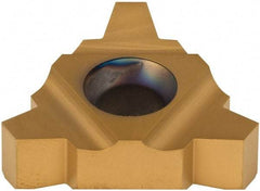 Carmex - 27UIR/L Internal Left & Right Hand 3 Acme Laydown Threading Insert - Grade P25C, TiN Coated Carbide - Benchmark Tooling