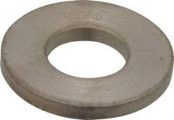 Gibraltar - 1/2" Screw, Grade 12L14 Case Hardened Steel Standard Flat Washer - 17/32" ID x 1-1/8" OD, 1/8" Thick, Nickel-Plated Finish - Benchmark Tooling