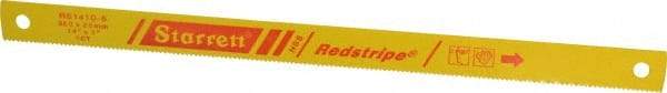 Starrett - 14" Long, 10 Teeth per Inch, High Speed Steel Power Hacksaw Blade - Toothed Edge, 1" Wide x 0.05" Thick - Benchmark Tooling