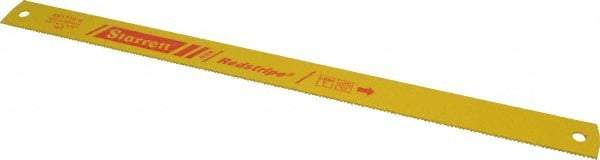 Starrett - 17" Long, 10 Teeth per Inch, High Speed Steel Power Hacksaw Blade - Toothed Edge, 1-1/4" Wide x 0.062" Thick - Benchmark Tooling