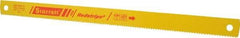 Starrett - 18" Long, 6 Teeth per Inch, High Speed Steel Power Hacksaw Blade - Toothed Edge, 1-1/4" Wide x 0.062" Thick - Benchmark Tooling