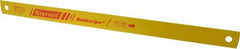 Starrett - 18" Long, 10 Teeth per Inch, High Speed Steel Power Hacksaw Blade - Toothed Edge, 1-1/4" Wide x 0.062" Thick - Benchmark Tooling