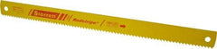 Starrett - 18" Long, 4 Teeth per Inch, High Speed Steel Power Hacksaw Blade - Toothed Edge, 1-1/2" Wide x 0.075" Thick - Benchmark Tooling