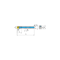 Indexable Turning Toolholders; Cutting Direction: Right Hand; Compatible Insert Size Code: CC..0602; Toolholder Style: SCLCR; Rake: Positive; Rake Angle: 7.000; Multi-use Tool: No; Lead Angle: 95.0; Insert Holding Method: Screw; Shank Width (mm): 10.00; S