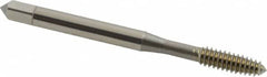 OSG - #10-24 UNC H2 Thread Limit Plug Thread Forming Tap - Cobalt, Bright Finish, 2-3/8" OAL, 7/8" Thread Length, Right Hand Thread, Series HY-PRO NRT - Benchmark Tooling