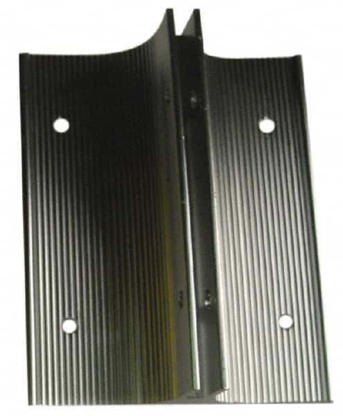 NMC - Aluminum Flag Style Wall Sign Holder - Silver, 3 Inch Width x 3 Inch Holder Height - Benchmark Tooling