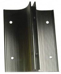 NMC - Aluminum Flag Style Wall Sign Holder - Silver, 3 Inch Width x 3 Inch Holder Height - Benchmark Tooling