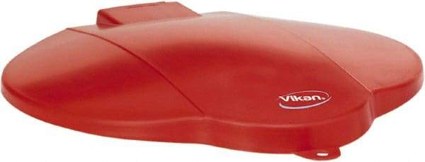 Vikan - 3 Gal Polypropylene Pail Lid - Red, For Use with 5689 - Benchmark Tooling