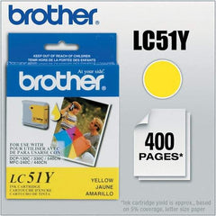Brother - Yellow Ink Cartridge - Use with Brother DCP-130C, 330C, 350C, intelliFAX-1360, 1860C, 1960C, 2480C, 2580C, MFC-230C, 240C, 440CN, 465CN, 665CW, 685CW, 845CW, 885CW, 3360C, 5460CN, 5860CN - Benchmark Tooling